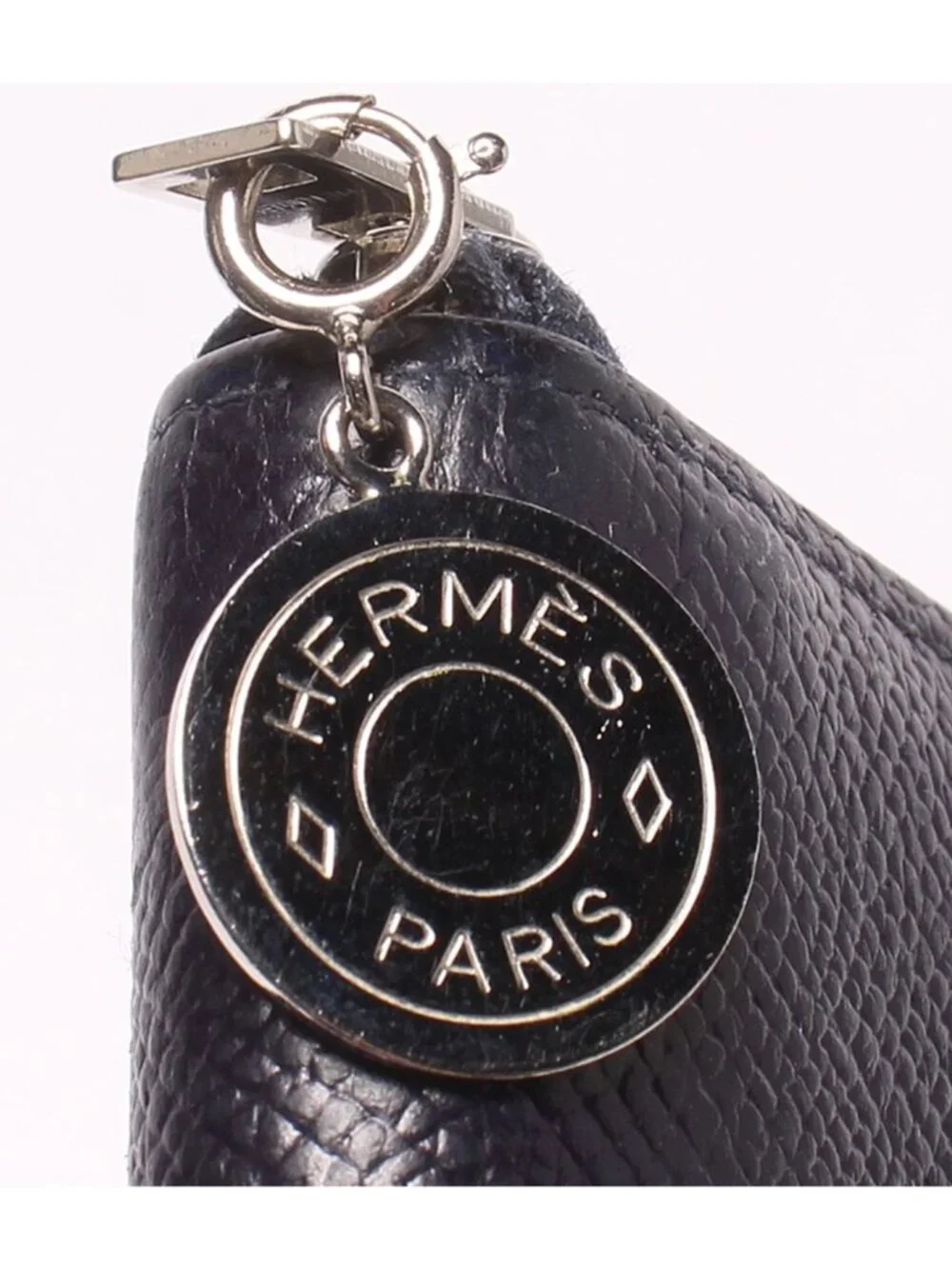 Hermes Zip Around Wallet Silver Azap Silk'in